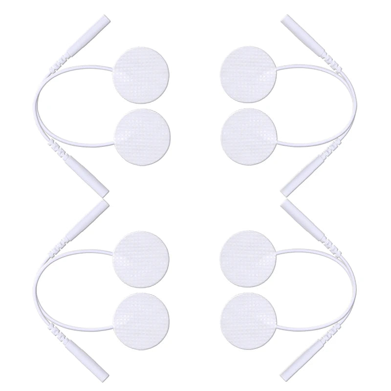 25mm Self-Adhesive Electrode Pads with Conductive Gel for EMS Electric Muscle Stimulator Pulse Massager Replacement Accessory