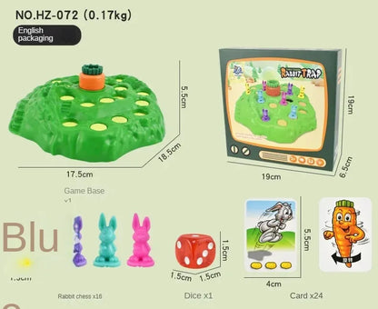 New Rabbit Trap Puzzle Toy Children's Dual Play Multiplayer Board Game Competition Parent Child Interactive Strategy Game