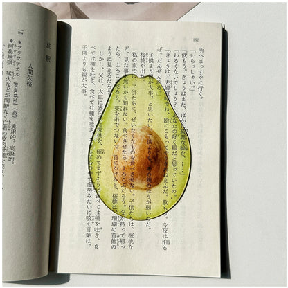 Delicate Transparent Acrylic Apple Bookmark Reading Mark Student Gift Premium Feeling Cute Grape Tomato Bookmarks