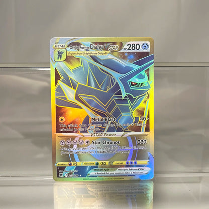 PKM Proxy Cards Classic Mew Vmax Charizard Vstar Cards Collection PTCG Celebi V Fusion Strike Foil Card