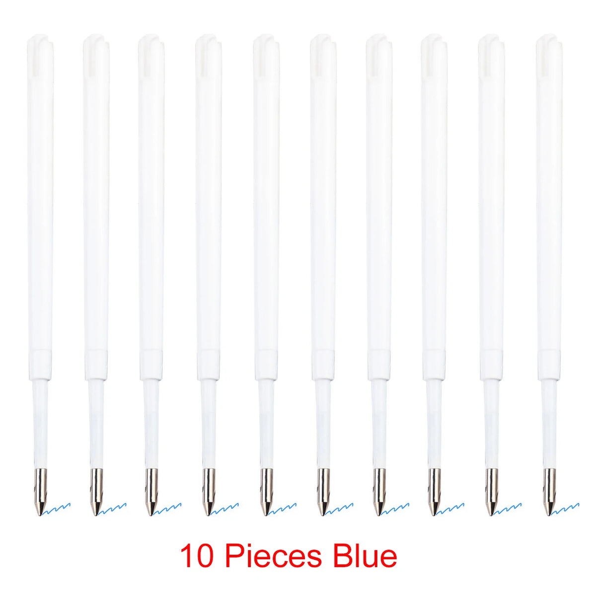 98mm1.0mm Ballpoint Pen Refills For Parker Pens Medium Point Blue Red Black Ink Rods For Writing Office Stationery