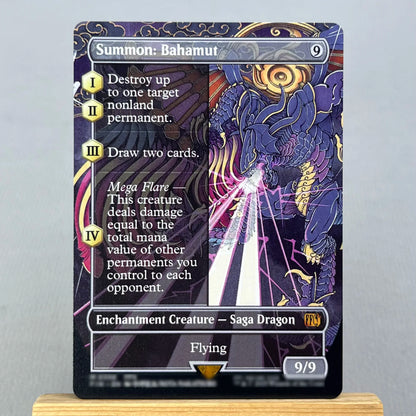 FIN HOLO14-Ⅰ01 Tcg proxy magical cards Vivi Ornitier Sephiroth, Fabled SOLDIER Summon Bahamut Cloud, Midgar Mercenary gathering