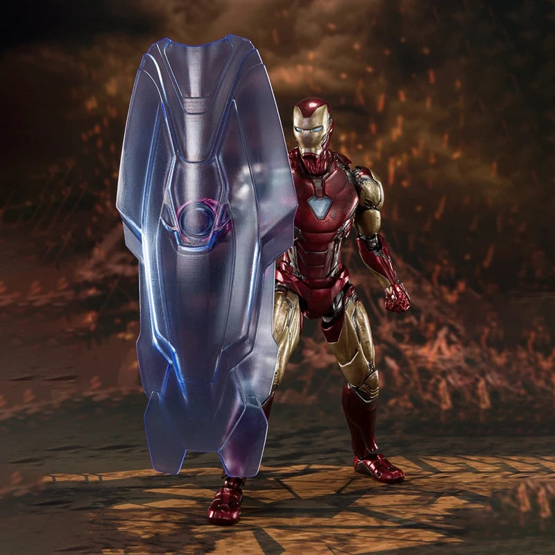 New 16cm Marvel Avengers Iron Man Mark 85 Ultimate Articulated Figure Model Statue Desktop Decoration Gift