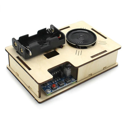 Kids DIY Science Toys Educational Scientific Experiment Kit Wood Tank / Music box / Balance/ Mechanical forceps/Excavator/Clock