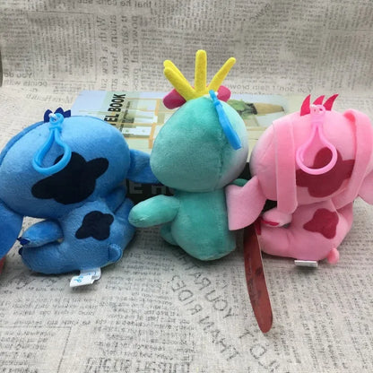Disney Lilo and Stitch Plush Doll Toy Bouquet Stitch Animal Stuffed Keychains Pendant Girl Kids Birthday Christmas Gifts
