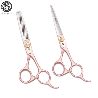 Professional Hair Scissors Japan Steel 440C Sharp Blades Ergonomic Handle Salon Barber Home Haircut Stylist Thinning Texturizing