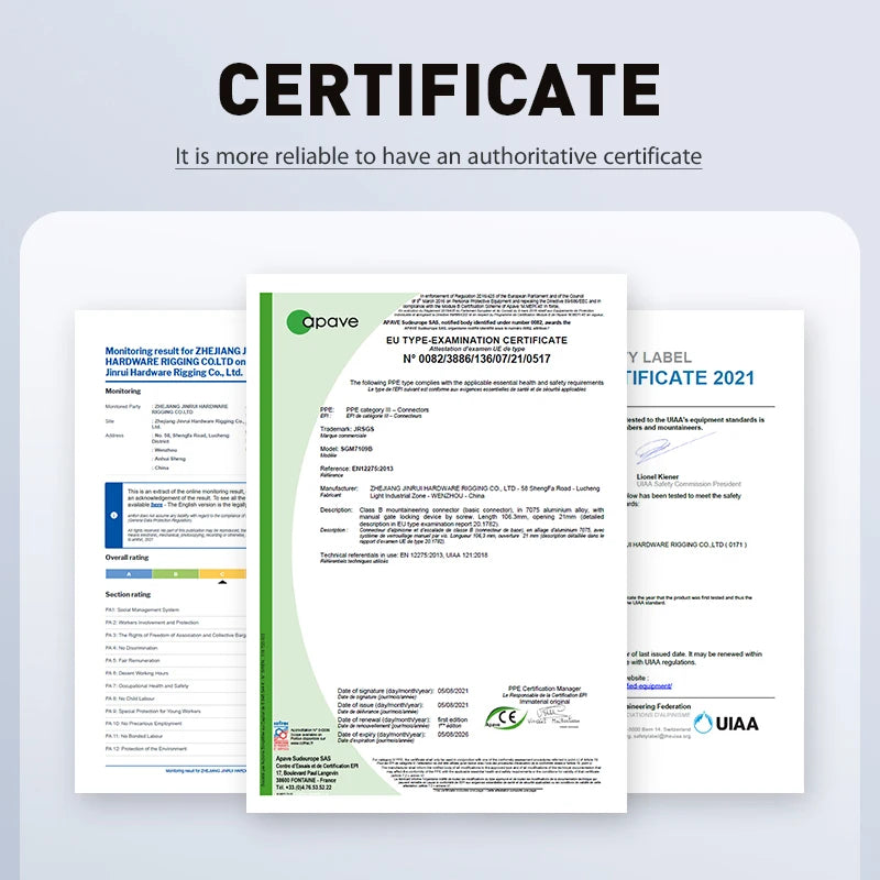 CLIWIZ Brand 25KN Auto Safety Lock Outdoor Professional Climbing Carabiner O Shape Aviation Aluminum Hooks