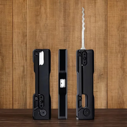 Multi-Tool Quick Flip Gravity Pick Lock Opener Stainless Steel Durable Lock Keys Multifunctional Convenient Lock Opener