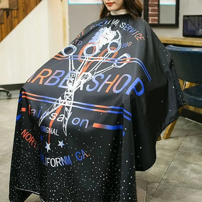 1pc Barber Cape - Waterproof Hairdressing Cape & Haircut Gown Cloth for Hair Styling
