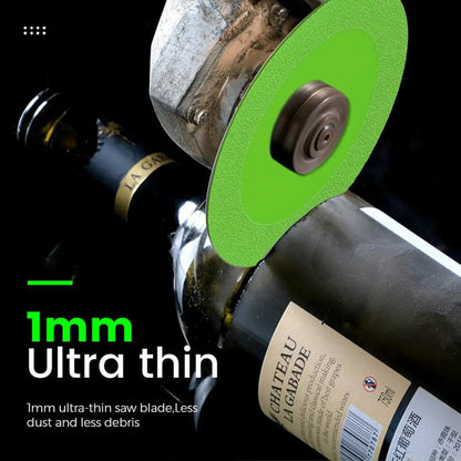 100mm Glass Cutting Disc Diamond Ultra-thin Saw Blade Diamond Jade Wine Bottle Ceramic Polish Angle Grinder Machine