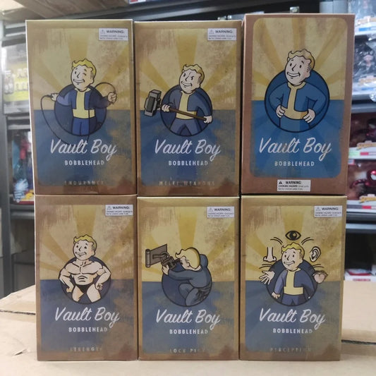 Bobblehead Cute Vault Boy Full Set Anime Action Figure Toys Statue Collection Model Doll  Desktop Ornament Display Toys Gifts