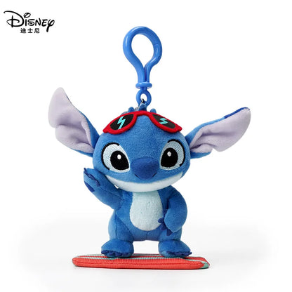 100% Genuine Disney Stitch Scrump Angel Cartoon Blue Stitch Plush Toy Authorized Doll Stich Cute Birthday Gift High Quality