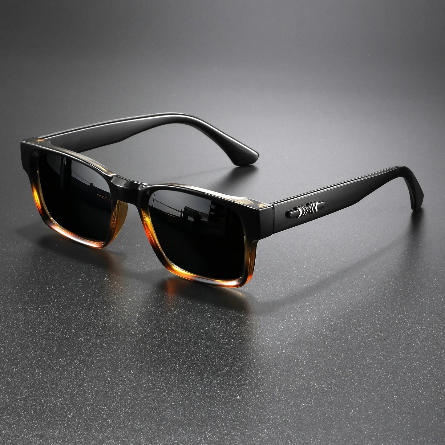 Retro Punk Fashion Sunglasses - Square Protective Frame, UV400 Unisex for Outdoor Adventures & Casual Style