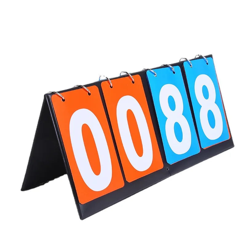 Scoreboard - Leather Score Keeper, Digital Flip Scoreboard, Multi-Sport Game Scoreboard