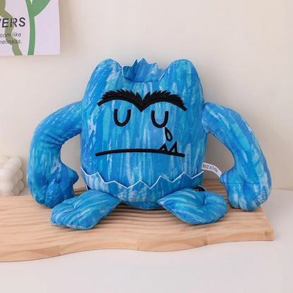 15/25cm 7pcs Kawaii Colorful Monster Plush Doll With Expression Monster Plushie Stuffed Toy For Boys And Girls Birthday Gifts