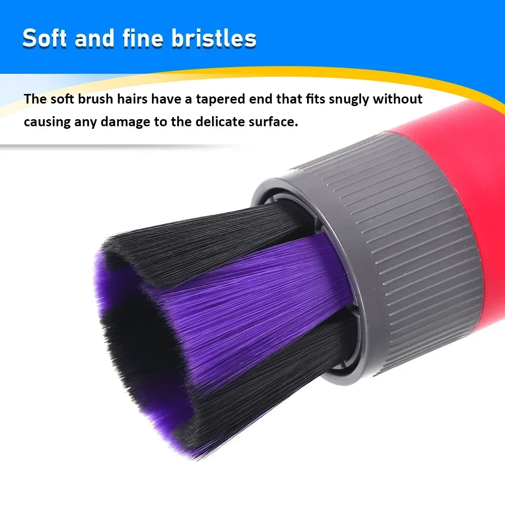 Traceless Dust Brush Part Fit for Dyson V7 V8 V10 V11 V15 Part Vacuum Cleaner Accessories Replacement Dusting Brush Attachment