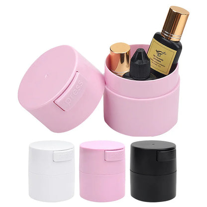 Eyelash Glue Storage Tank Holder Container Adhesive Stand Sealed Jar Cosmetic Accessorie Grafting False Lashes Beauty Tools