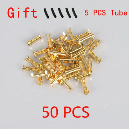 50/100/200PCS 453U-shaped Electrical Cable Connectors Tab Cold Insert Wire Connector Electricos Small Ceeth Terminal 0.3 -1.5mm²
