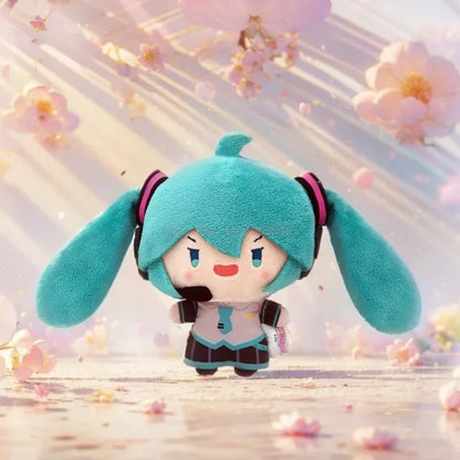 Hot Genuine Spot Hatsune Miku Double Ponytail Rotary Jumping Pull Start Pendant Fufu Doll Interesting Trendy Doll Birthday Gifts