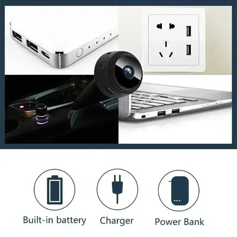 Mini A9 WiFi 1080P HD Security Camera Wireless Monitoring Security Protection Remote Monitor Surveillance Camcorders Smart Home