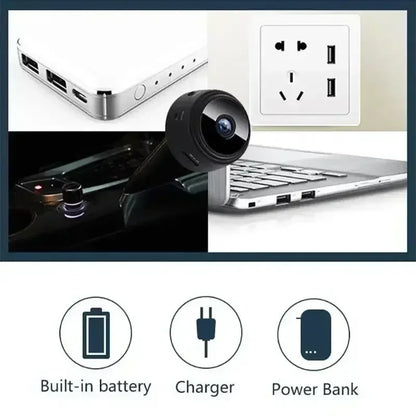 Mini A9 WiFi 1080P HD Security Camera Wireless Monitoring Security Protection Remote Monitor Surveillance Camcorders Smart Home
