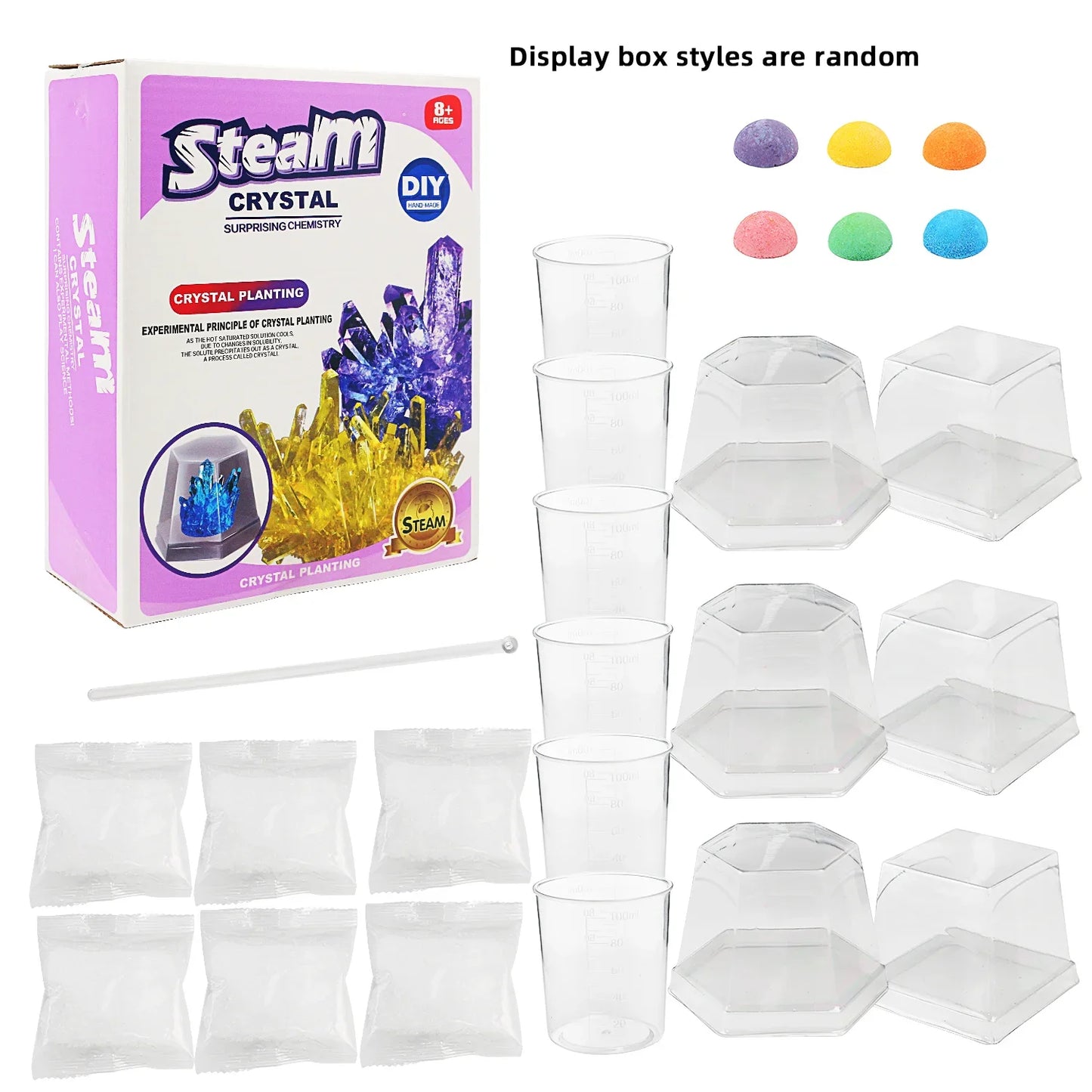 Technology Toy Crystal Planting DIY Scientific Experiment Set Fun Parent-child Communication Chemical Crystallization Principles