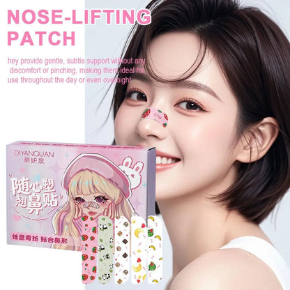 Flexible Shaping Nose Strips For Daily Contouring Self-Adhesive Nose Patches For Rhinoplasty Shaping Corrector Strips Stickers