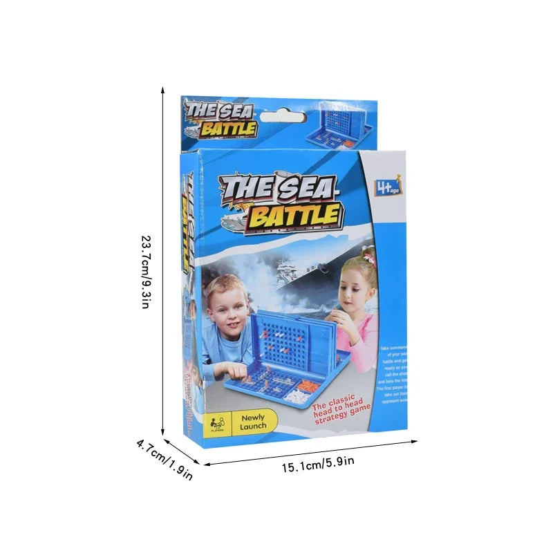Two Person Table Game, Naval Battleship Fighting Game, Educational Traditional Toy, Children's Battleship Board Toy Game