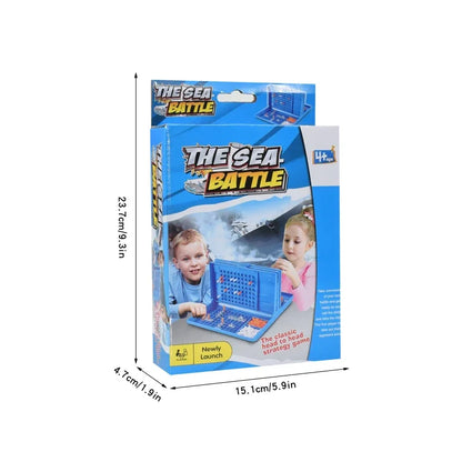 Two Person Table Game, Naval Battleship Fighting Game, Educational Traditional Toy, Children's Battleship Board Toy Game