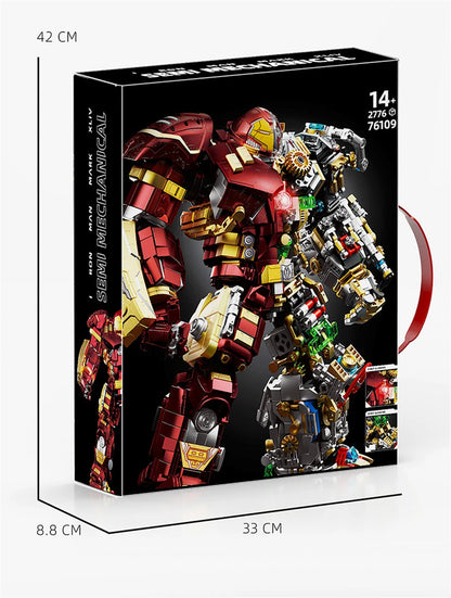 Variety Iron Heroes Blocks Action Figures Mark Building Sets Buster Mech DIY Brick Collectible Toys for Boys Adult Kids Gifts
