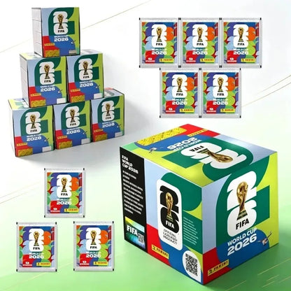 Panini 2026 FIFA World Cup USA Mexico Canada Complete Sticker Box Football Collectible Souvenir Gift For Soccer Fans Collectors