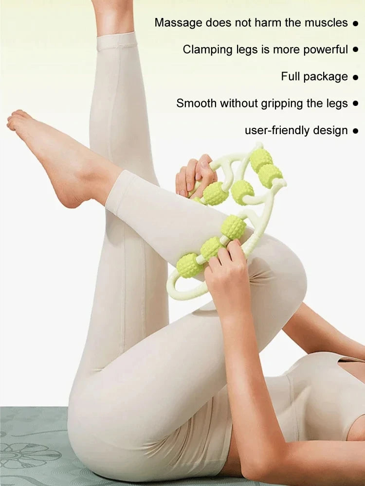 Circular Leg Massager - 12-Round Slimming & Muscle Relaxation Equipment for Thighs and Calves, Leg Toning Artifact
