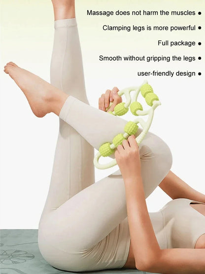 Circular Leg Massager - 12-Round Slimming & Muscle Relaxation Equipment for Thighs and Calves, Leg Toning Artifact