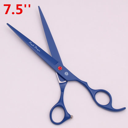 7.5'' Professional Pet Grooming Scissors Hair Cutting Fishbone Thinning Comb Hemostatic Forceps Japan 440C Set For Dog Cat Z3088