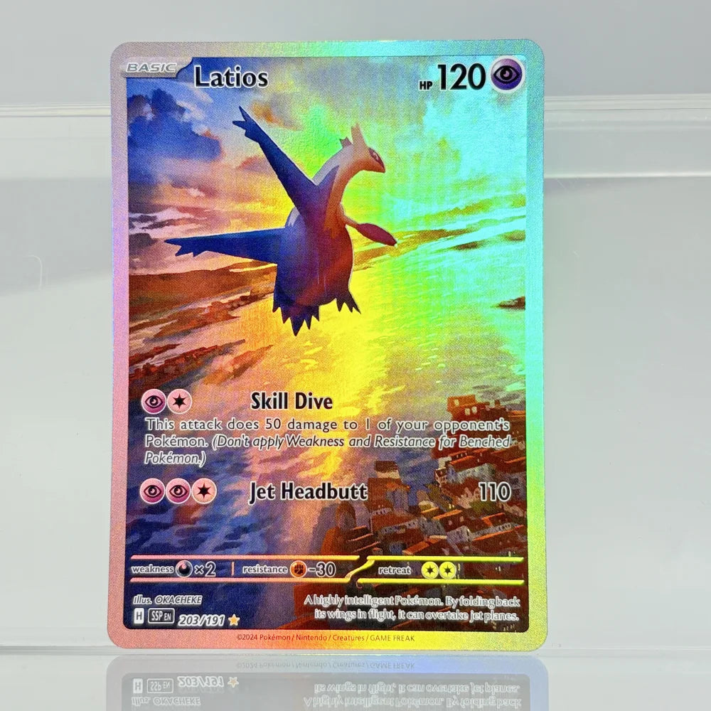 Holographic Game Trading Collection PTCG Proxy Cards Charizard Pikachu Mew EX Singl PKM Foil Cards PROXY Card