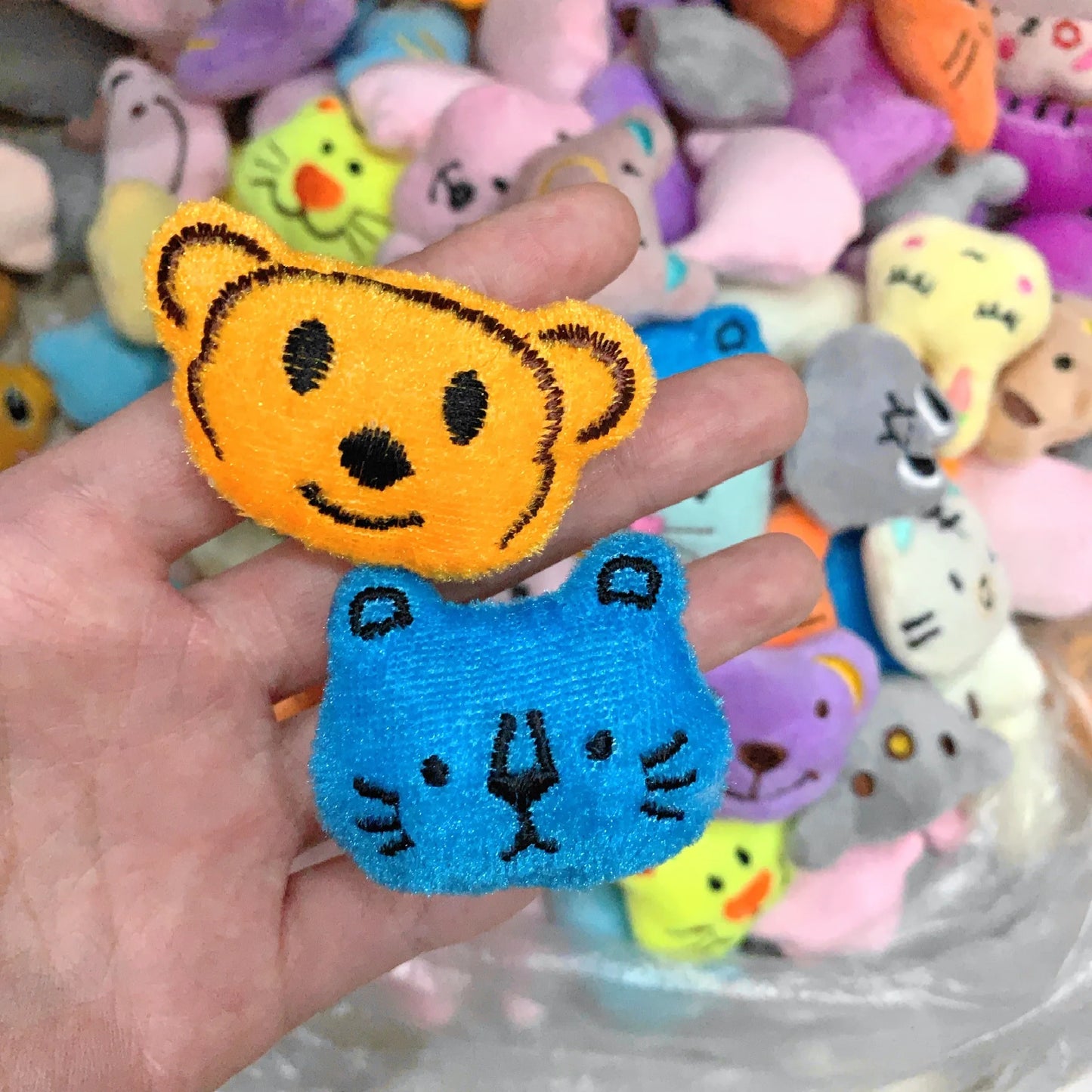 20/40pc Cute Animal Plush Doll Cartoon Rabbit Bear Stuffed Toy Soft Plush Toy Mini Claw Machine Doll Accessories Toy Girl Gift