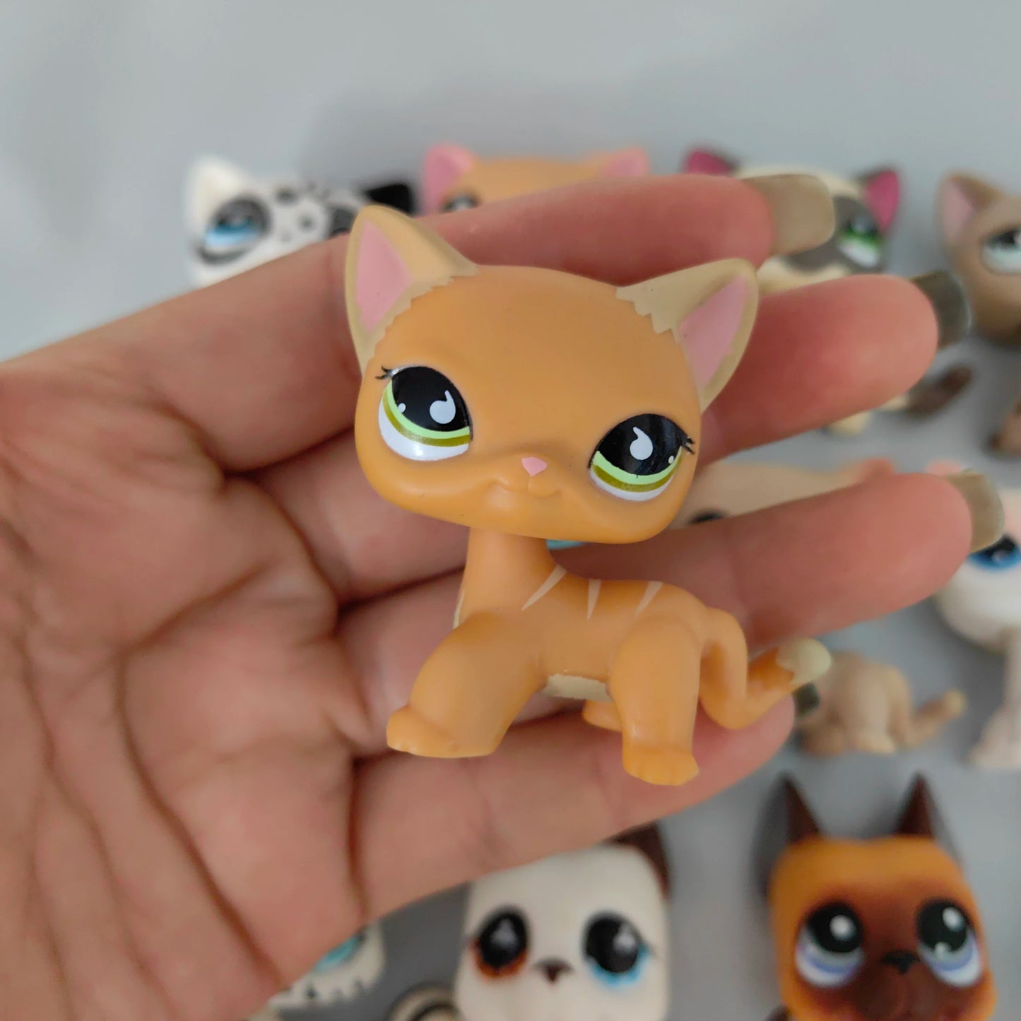 Little Baby pets  LPS Cute Short Hair Cats Deer Tortoise Bear Monkey Dolphin Spaniel Dogs Tortoise Figure Toy Gift