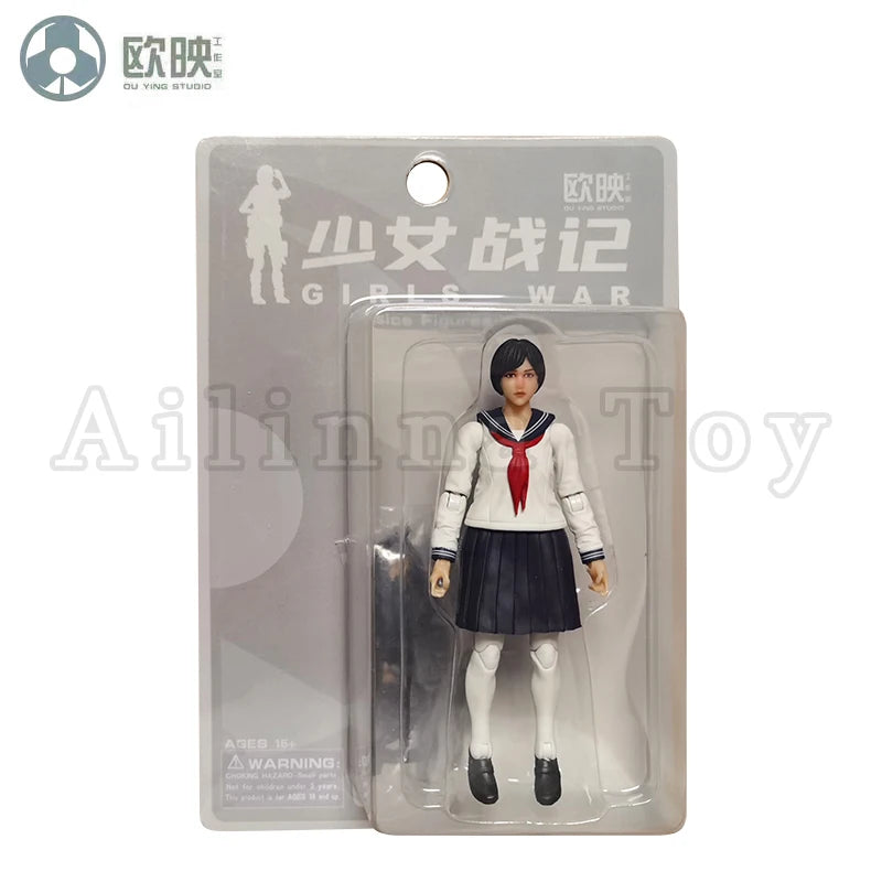 Ou Ying Studio 1/18 Planet Green Valley PGV 3.75inch Action Figure Girls War EFSA Female Figures Anime Model