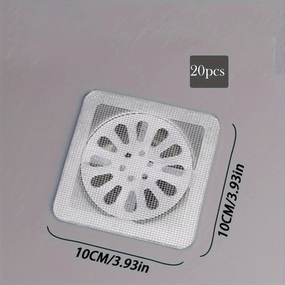 Floor Drain Sticker, Insect-proof Self-adhesive Bathroom Hair Filter Net, Sewer Filter, Kitchen Anti-blocking Mesh Net