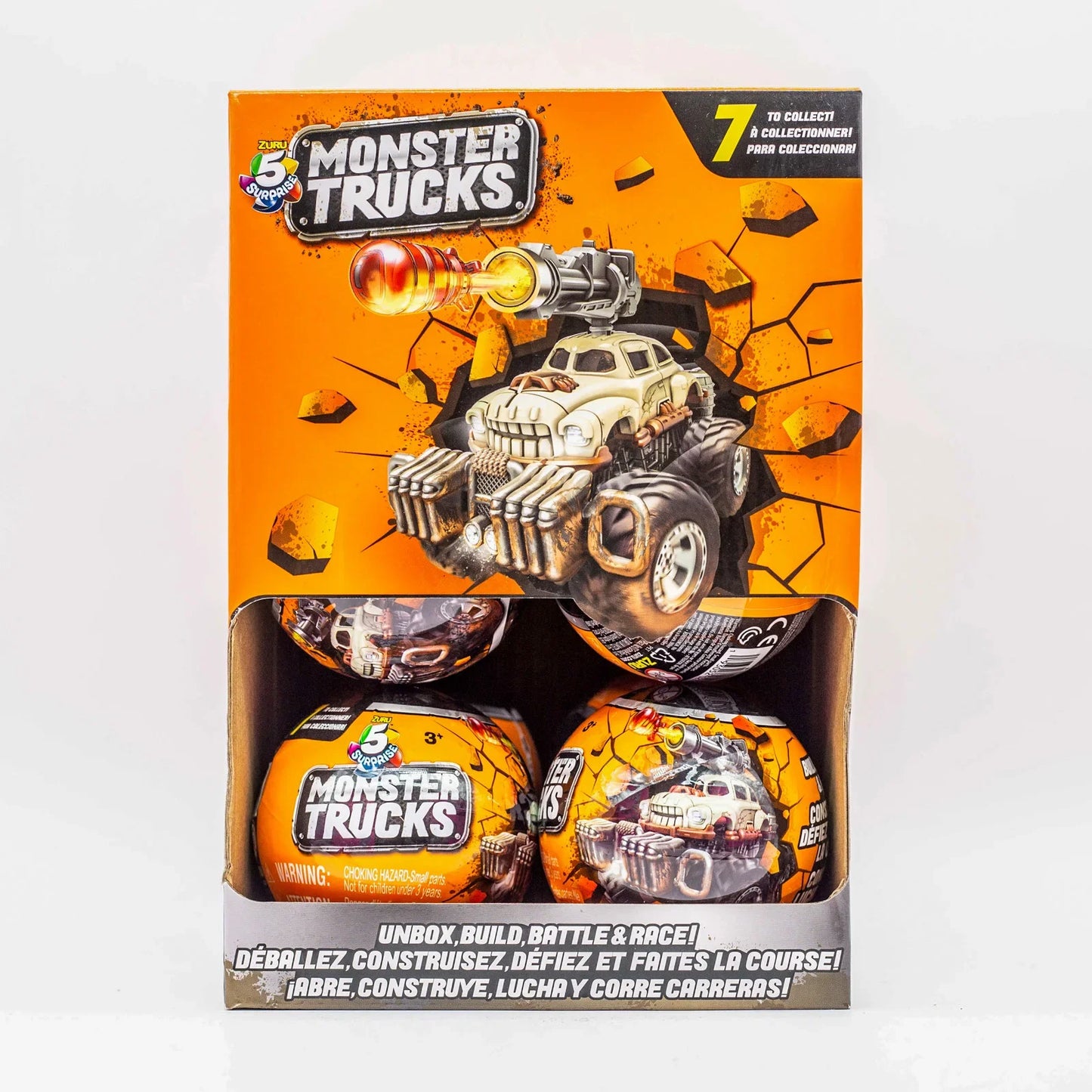 5x Surprise Ball Unicorn Monster Trucks Blind Box Doll Gifts Toy Model Anime Figures Collect Ornaments