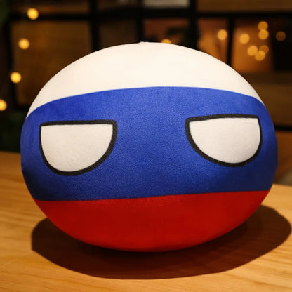 Wholesale Hot 10/30/40cm Polandball Country Ball Toy Plush Pendant Doll Countryball Ussr Usa France Russia Uk Japan Germanyitaly