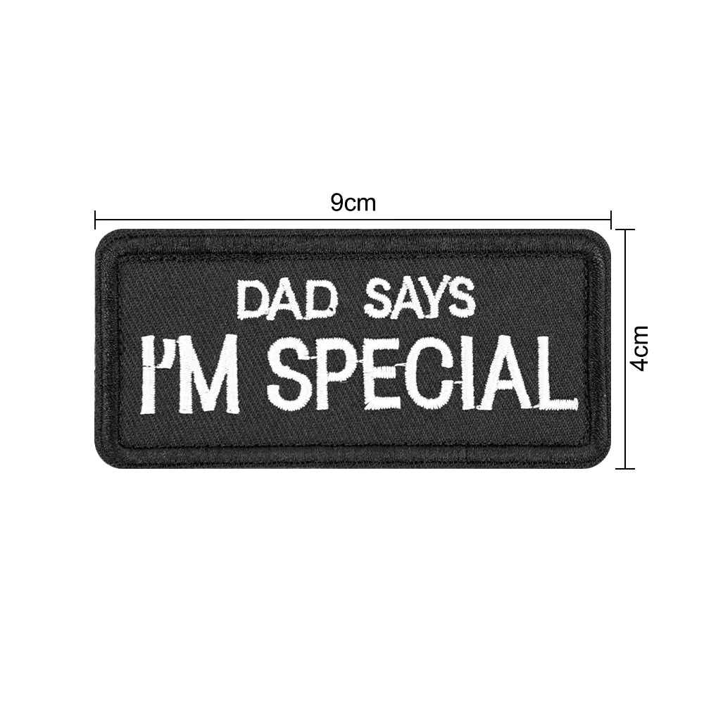 1 Piece Dog Patch for Service Dog Vest Cat Vest Removable Tactical Harness Service Dog Puppy Training Embroidered Patch