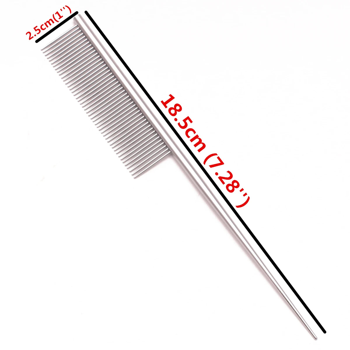 Copper Dog Grooming Combs For Pet Boundary Knot Massage Tools Professional Salon Cat Hair Cleaning Crescent Combs High Low Teeth