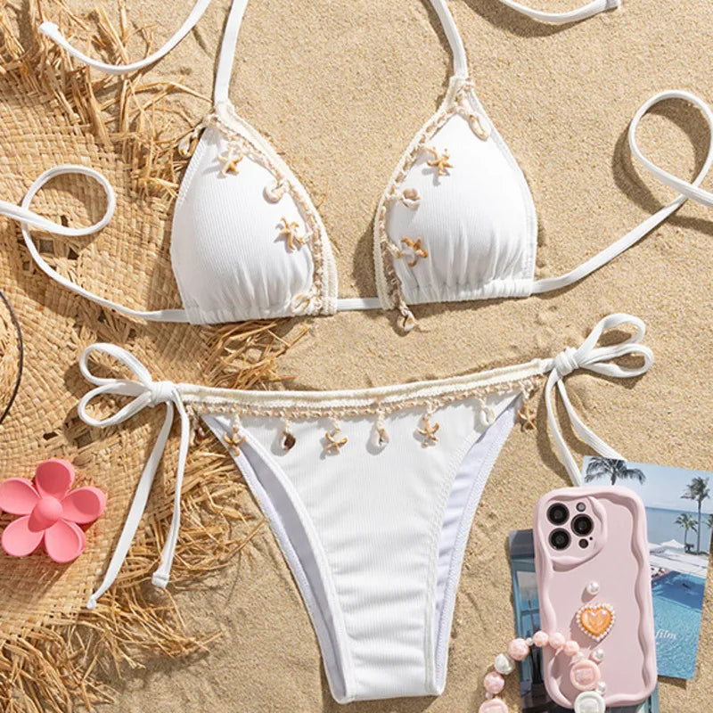 Sexy Bikinis 2026 Women's Swimwear Female Swimsuit For Swimming Wear Bathing Suits Brazilian Bikini Set Beachwear Pool Bather