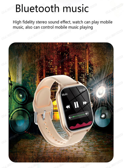 Smart Watch For Android IOS Watches 1.83inch HD Display Bluetooth Call Message Alert Music Sports Mode Smartwatch Men Women Gift