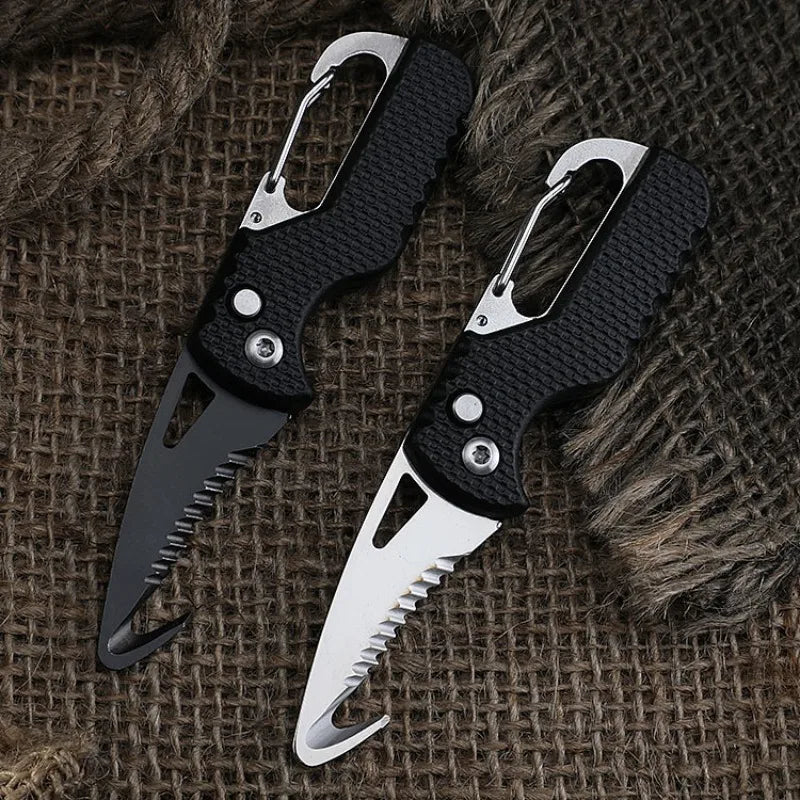 1-4PCS Portable Mini Unboxing Tool Letter Opener Serrated Hook Package Opener Express Box Cutter Safe Compact Tool