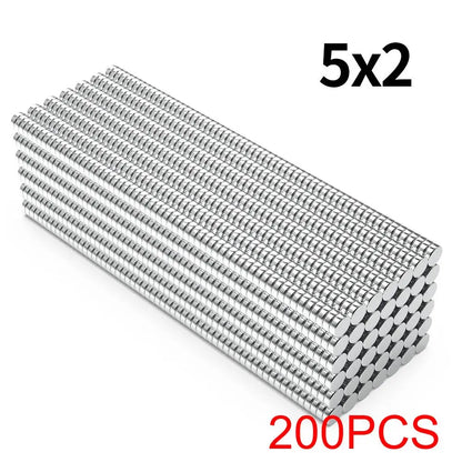 Super Strong Neodymium Magnet N35 NdfeB Permanent Magnetic imanes Round Powerful Magnets Refrigerator Magnet  2x2/6x2/6x3/10x3