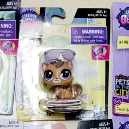 Hasbro Littlest Pet Shop Doll Toys Original Cute Animal Action Figure Mini Dolls Q Pets Toy Children Birthday Gifts Collection
