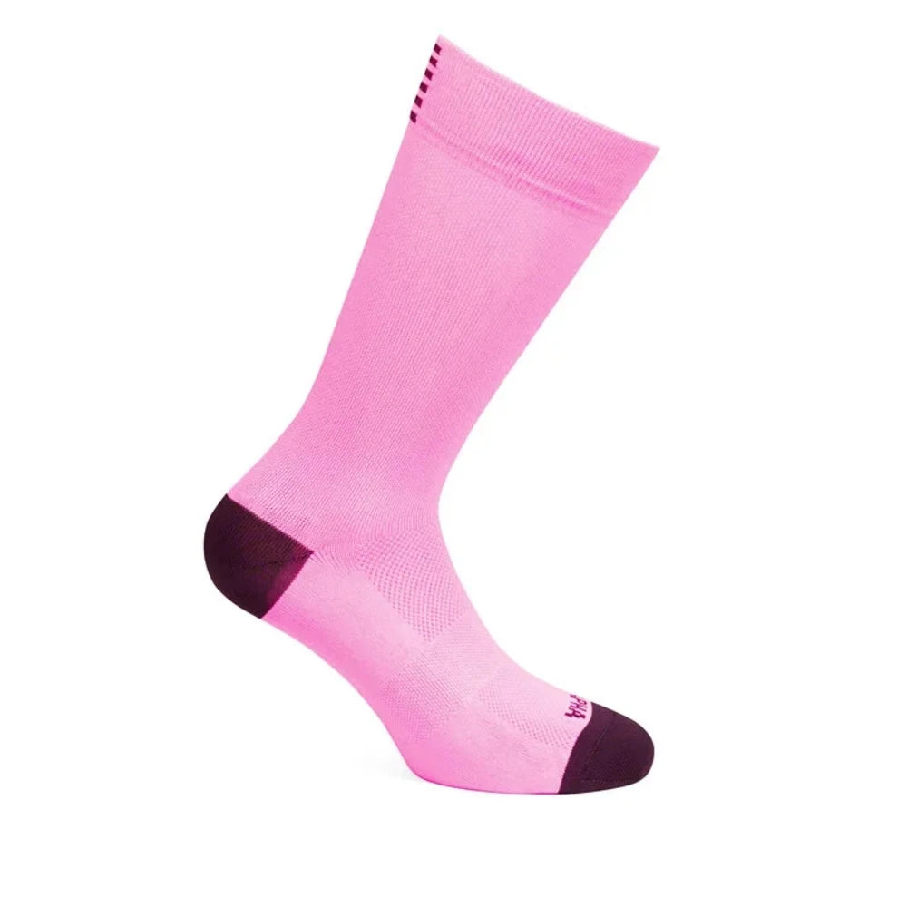 Jing Professional Cycling Socks Long Tube Men's and Women's Outdoor Sports Quick-Drying Four Seasons Bicycle Socks Running Socks