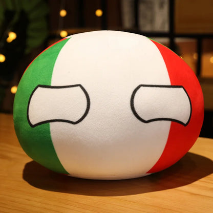 Wholesale Hot 10/30/40cm Polandball Country Ball Toy Plush Pendant Doll Countryball Ussr Usa France Russia Uk Japan Germanyitaly